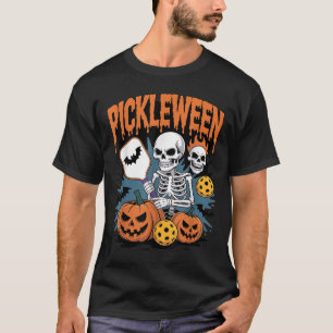 Pickleball Halloween For Men Women T-Shirt
