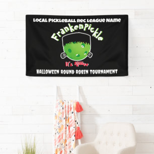 Pickleball Halloween - FrankenPickle - It's Alive  Banner