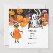 Pickleball Halloween Party for Cat lovers
