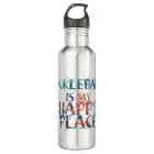 Pickleball Happy Place Water Bottle