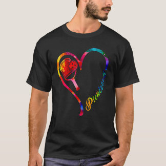 Pickleball Heart I Love Pickleball Tie Dye For Man T-Shirt