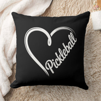 Pickleball Heart – Minimalist Sports Lover Cushion