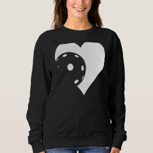 Pickleball Heart Pickleball Outfit Men Women Sweatshirt