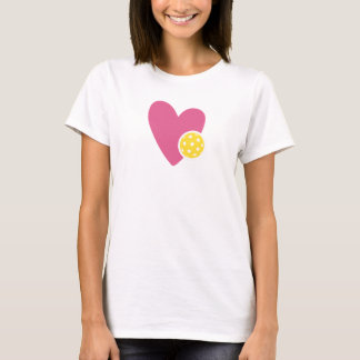 Pickleball Heart Pickleball T-shirt for Women