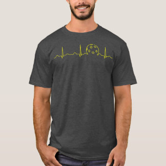 Pickleball Heartbeat , Funny Cute EKG Love Player  T-Shirt