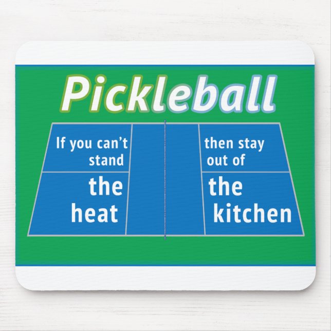 Pickleball Heat Kitchen Mouse Mat (Front)