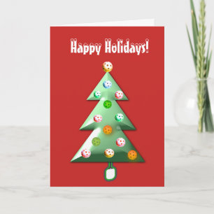 Pickleball Holiday Card
