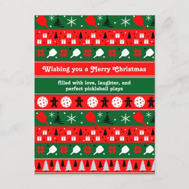 Pickleball Holiday Cheer (Front)