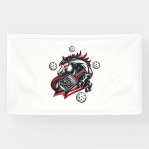 Pickleball Horse Lover Banner