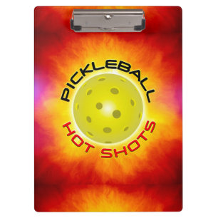 Pickleball Hot Shots 1 Clipboards
