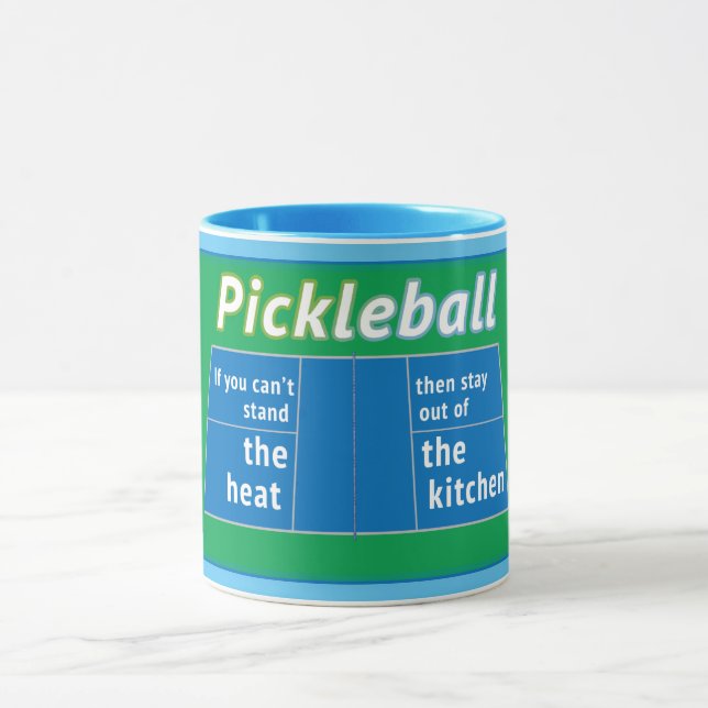 Pickleball humour: Stay out of the kitchen Mug (Center)