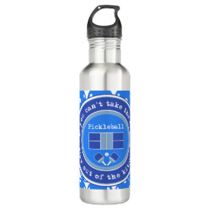 Pickleball: If you can't take the heat /pale blue  710 Ml Water Bottle