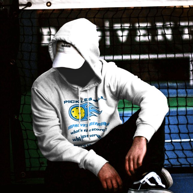 Pickleball Improves Memory Funny Men's Hoodie (Creator Uploaded)