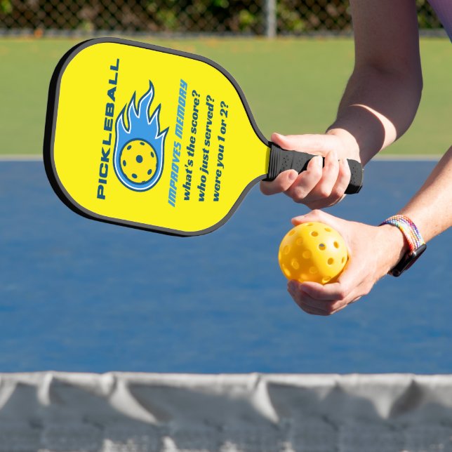 Pickleball Improves Memory Funny  Pickleball Paddle (Insitu)