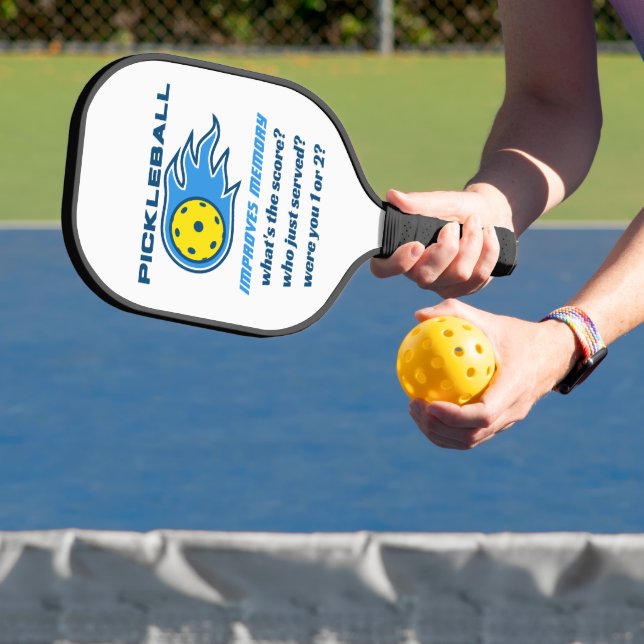 Pickleball Improves Memory Funny  Pickleball Paddle (Insitu)