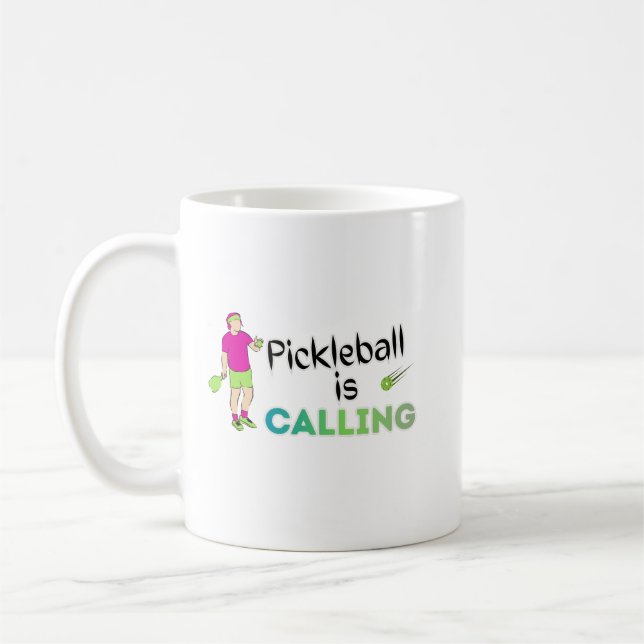 Pickleball Is Calling Mug (Left)