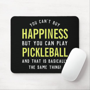Pickleball is Happiness Funny Pickleball Gift Mouse Mat