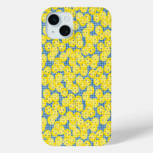 Pickleball is Life - Yellow on Dark Blue iPhone 15 Mini Case