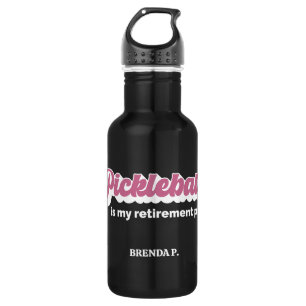 Pickleball Is My Retirement Plan With Name 532 Ml Water Bottle