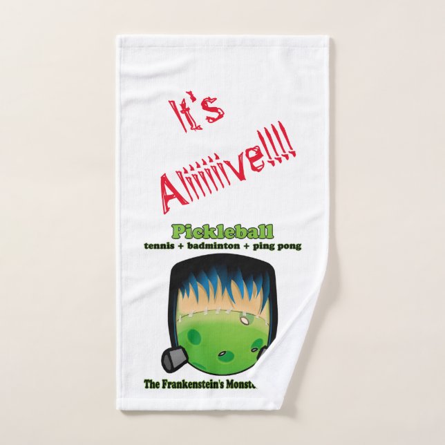 Pickleball is the Frankenstein's Monster of Sports Hand Towel (Hand Towel)