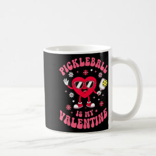 Pickleball is valentines day cute pickleball women coffee mug