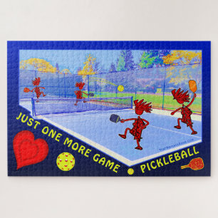PICKLEBALL Just One More Game Jigsaw Puzzle