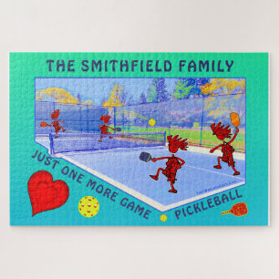 PICKLEBALL Just One More Game Jigsaw Puzzle