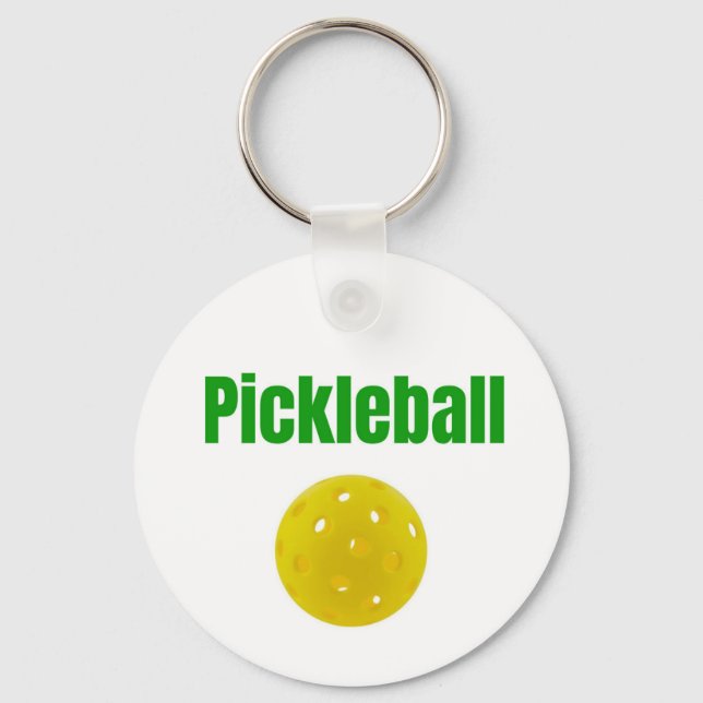 Pickleball Keychain (Front)