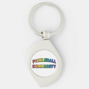 Pickleball Keychain