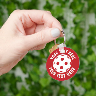 Pickleball keychain gift for players and sport fan