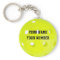 Pickleball Keychain ID Tag YOUR NAME & Number