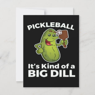 Pickleball Kind of a Big Dill Holiday Card