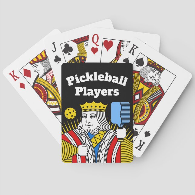 PICKLEBALL KING Playing Cards (Back)