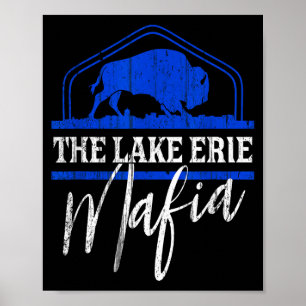 Pickleball lake erie wny buffalo 716 western new poster