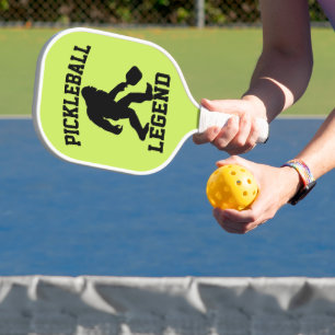Pickleball Legend Funny Bigfoot  Paddle