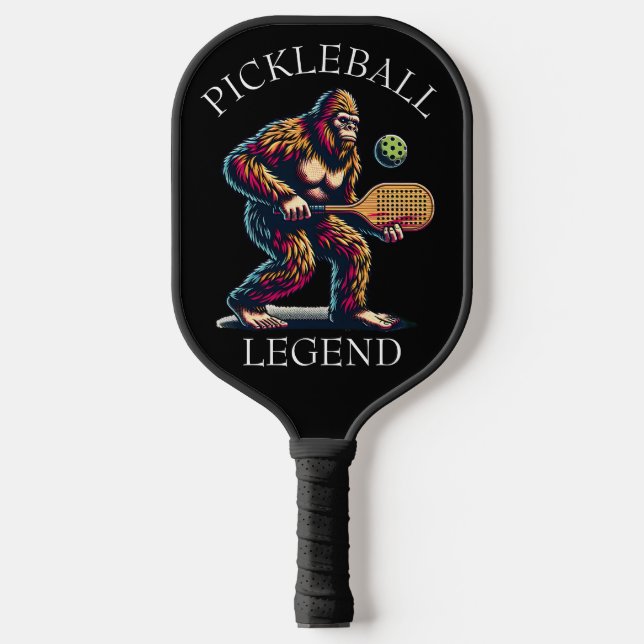 Pickleball Legend | Funny Bigfoot Pickleball Paddle (Front)