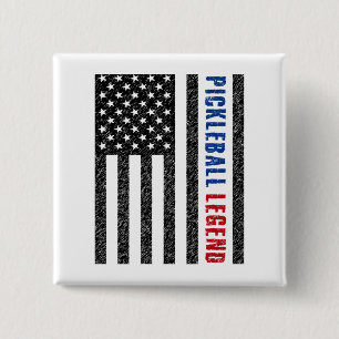 Pickleball Legend USA 15 Cm Square Badge