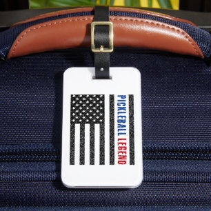 Pickleball Legend USA Luggage Tag