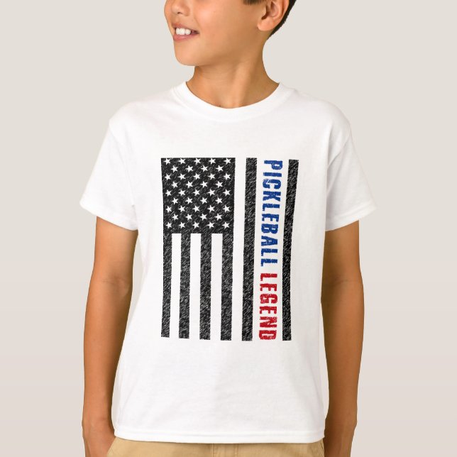 Pickleball Legend USA T-Shirt (Front)