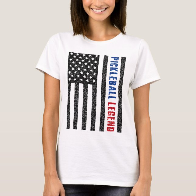 Pickleball Legend USA T-Shirt (Front)