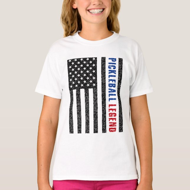 Pickleball Legend USA T-Shirt (Front)