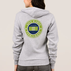 Pickleball: live life pickleball hoodie