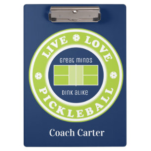 Pickleball: live, love, pickleball, custom text    clipboard