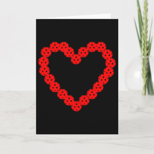 Pickleball Love Heart For Valentines Day Gifts Pic Card