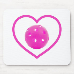Pickleball love pink pickle ball sport pink mouse mat