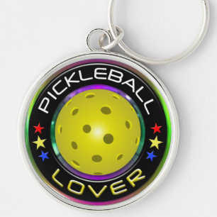Pickleball Lover 1 Options Key Ring