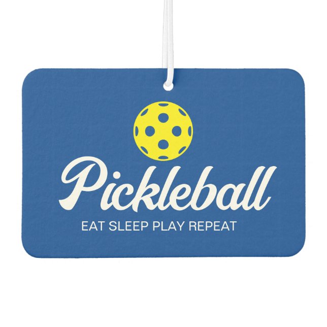 Pickleball lover Car air freshener (Front)