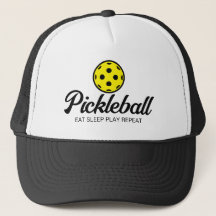 Pickleball lover trucker hat for enthusiasts