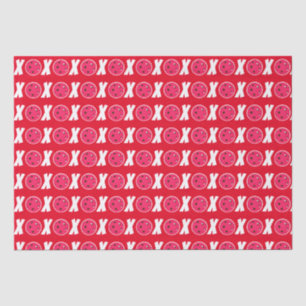 Pickleball Lover Valentine XOXO Pickleballs Tissue Paper