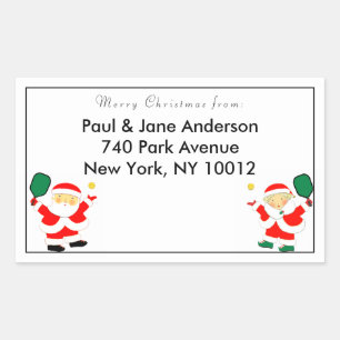 Pickleball Mailing Labels
